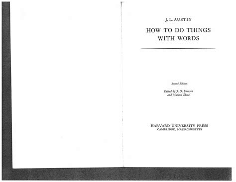 (PDF) Austin - _How to Do Things With Words_ Lecture I & II - DOKUMEN.TIPS