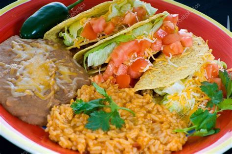 Colorful Mexican food plate — Stock Photo © miflippo #13406605