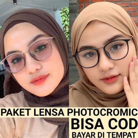 Jual KACAMATA LENSA PHOTOCROMIC Wanita 1056 Lupus FREE LENSA