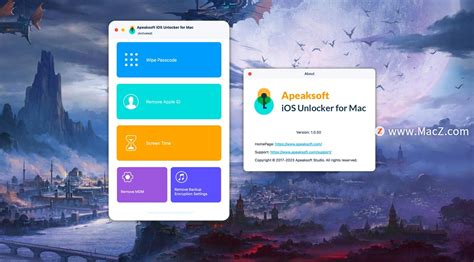 Apeaksoft iOS Unlocker Mac破解版 Apeaksoft iOS Unlocker for Mac ios设备解锁工具