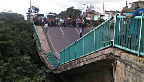 Puente Guanape se desplomó autoridades manejan hipótesis de sabotaje