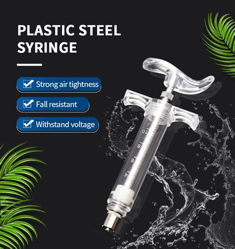 The Veterinary Syringe Tpx Plastic Steel Only For Vet And For Syringe Use