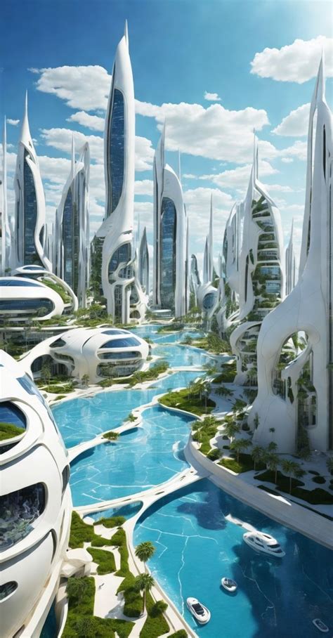 Futuristic City 2030 | Ciudad futurista, Paisaje de fantasía, Futurista