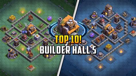 TOP 10 Builder Hall 5 BH5 Base Layout Copy Link 2024 Clash Of