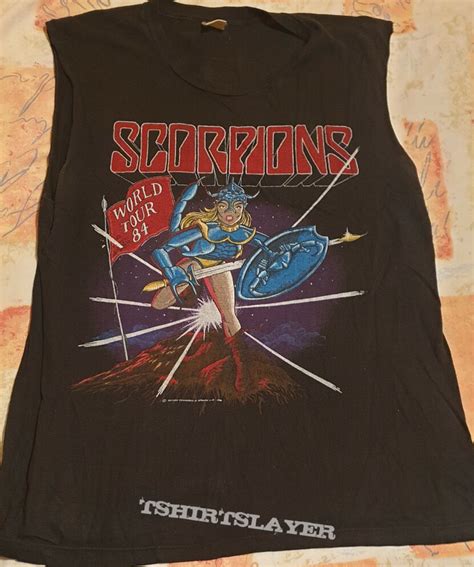 Scorpions World Tour 84 Tshirtslayer Tshirt And Battlejacket Gallery