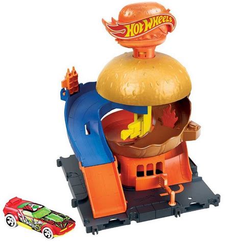 Hot Wheels City Alap Pálya Downtown Burger Drive