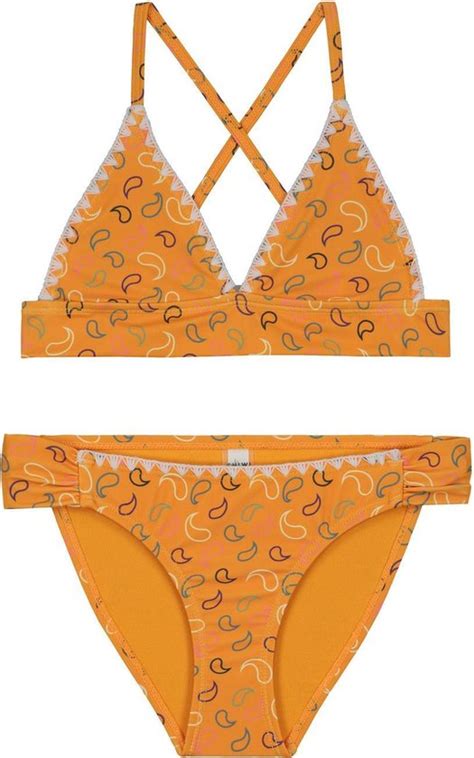 Shiwi Triangel Bikini Set Paisley Halter Triangle Bikini Satsuma