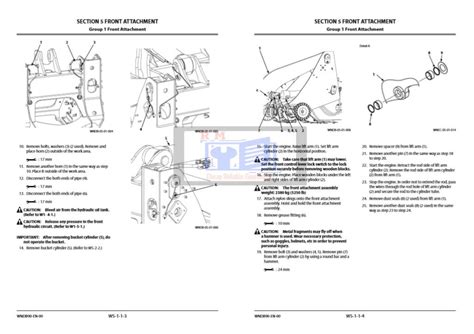 Hitachi Zw B Wheel Loader Workshop Manual And Diagrams Hitachi