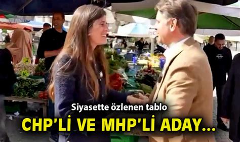 Siyasette özlenen tablo CHP li ve MHP li aday birbirine sarılıp başarı