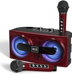 FULLIFE Máquina de karaoke para adultos y niños sistema de altavoces