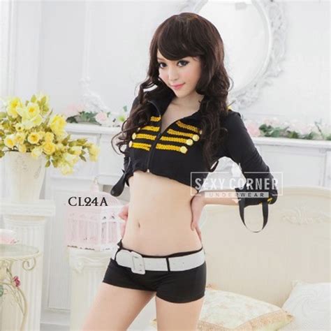 Jual Seragam Polisi Seksi Sexy Police Captain Costume Lingerie Wanita