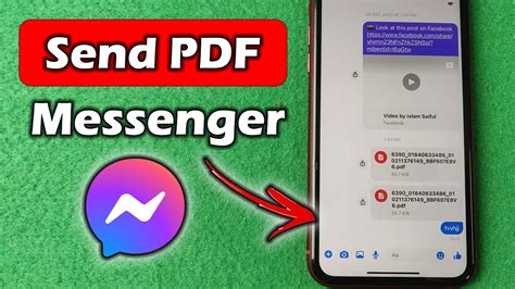 How To Send Pdf File In Facebook Messenger Full Guide Youtube