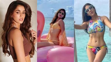 Beach Vacays Bikini Trends Get Inspired By Disha Patani Ananya