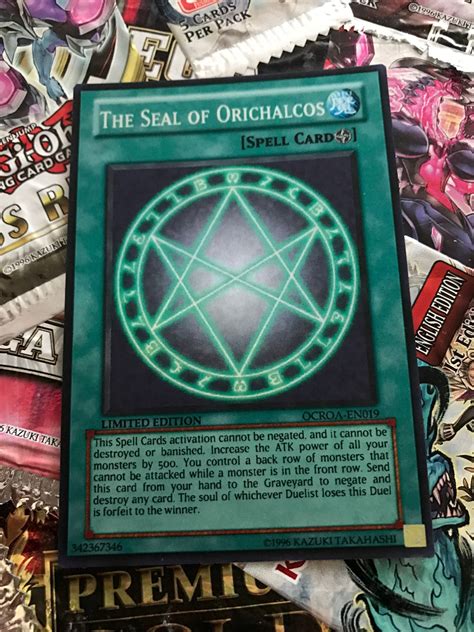 Custom Card The Seals Of Orichalcos Etsy