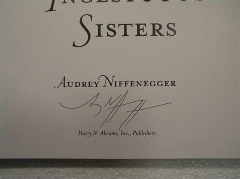 The Three Incestuous Sisters By Niffenegger Audrey Signed World