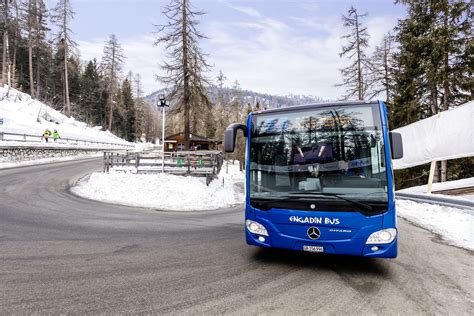 Engadin Bus St Moritz Switzerland