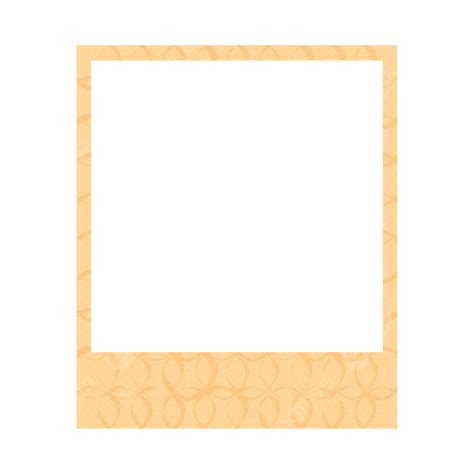 Polaroid Frame Cream Color Square Aesthetic Polaroid Square Polaroid