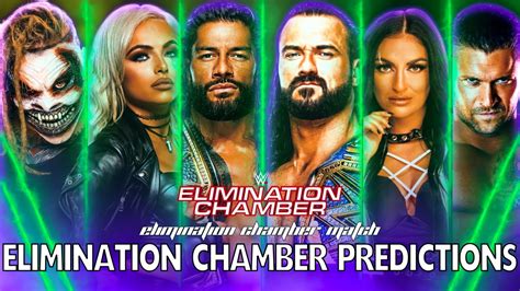 Wwe Elimination Chamber 2023 Predictions V2 Youtube