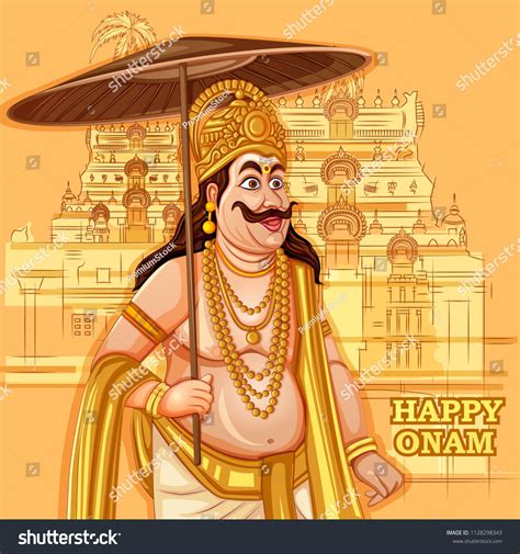 Vector Design King Mahabali Hindu Mythology Stock Vector Royalty Free