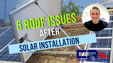 5 Roof Issues After Solar Panel Installation YouTube