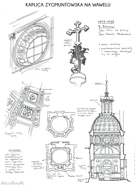 Kraków królewski Zamek na Wawelu ArchiTrav pl