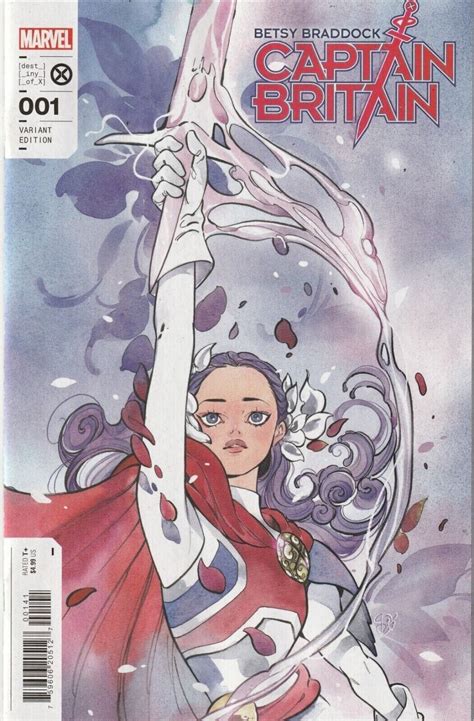 Betsy Braddock Captain Britain 2023 1 Nm Peach Momoko Variant Cover