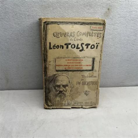 LÉON TOLSTOI OEUVRES COMPLÈTES Tome XXVII traduction J W Bienstock