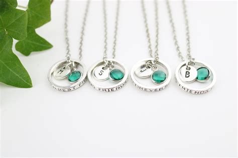 4 Best Friend Gifts 4 Friend Necklaces Personalized 4 - Etsy