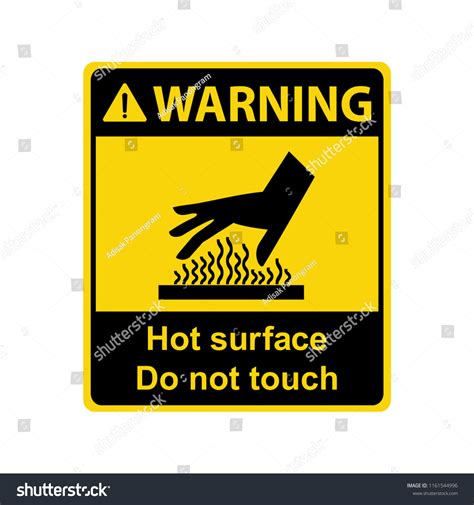 Iso Warning Signs Mysafetysign Be Careful Hot Surface Do 53 OFF