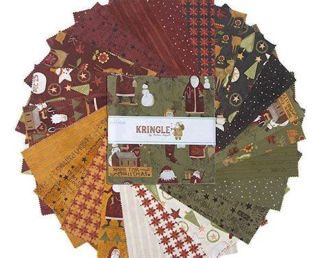 Riley Blake Kringle Stacker Fabric Squares Teresa Kogut Christmas