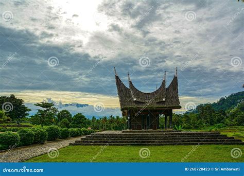 One Of The Gadang House In The Pagaruyung Palace Stock Image Image Of