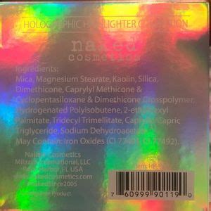 Makeup Naked Cosmetics Holographic Highlighter Palette Poshmark