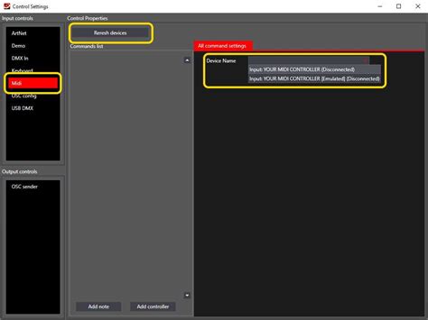 MIDI - How to setup your controller to control software? - LED Strip Studio