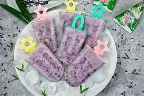 Nostalgia Es Favorit Masa Kecil Dulu Resep Es Loli Ketan Hitam Yang