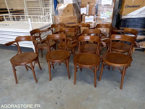 Lot De Chaises En Bois Chaise D Occasion Aux Ench Res Agorastore