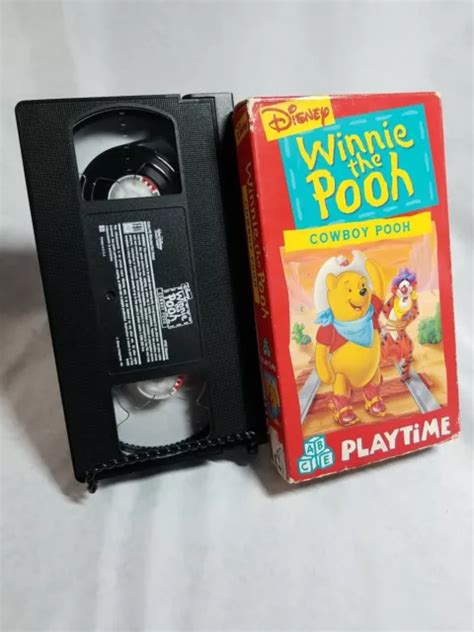 Winnie The Pooh Pooh Playtime Cowboy Pooh Walt Disney Vhs Movie The