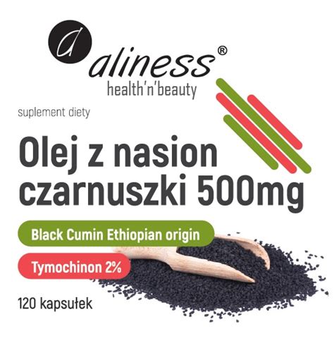 Olej Z Nasion Czarnuszki Mg X Caps Aliness Witaminy