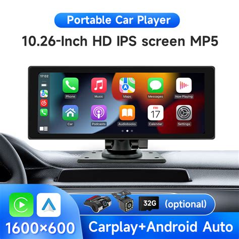 10 26 Pulgadas Inalámbrico Carplay Estéreo Portátil Reproductor MP5 HD