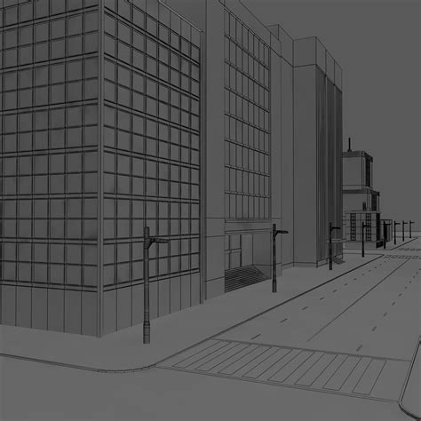 City street 3D Model $69 - .max - Free3D