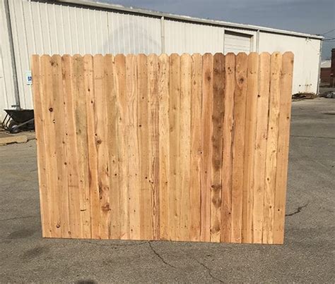 Western Red Cedar Fence Panels 5/8x4x6x8 - OKC Fence Panel Builder