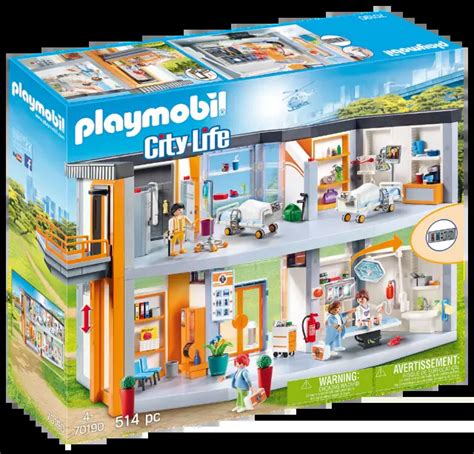 Playmobil Grand H Pital Avec Equipement City Life Krankenstation