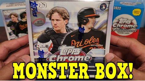 2023 Topps Chrome Monster Box Youtube