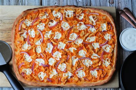 Buffalo Chicken Pizza - Nelson Road Garden