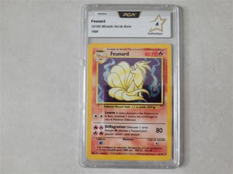 CARTE POKEMON FEUNARD 12 102 Wizards Set De Base 1999 PCA EUR 1 00