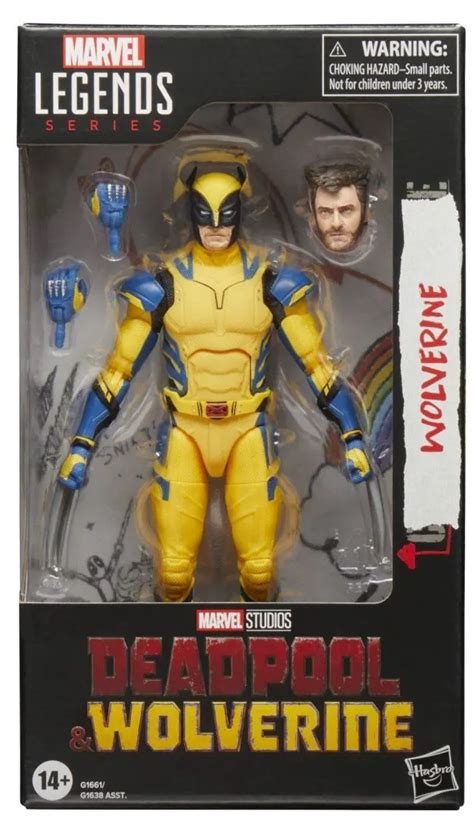 Figura Lobezno Deadpool Wolverine Marvel Legends Hasbro Comics