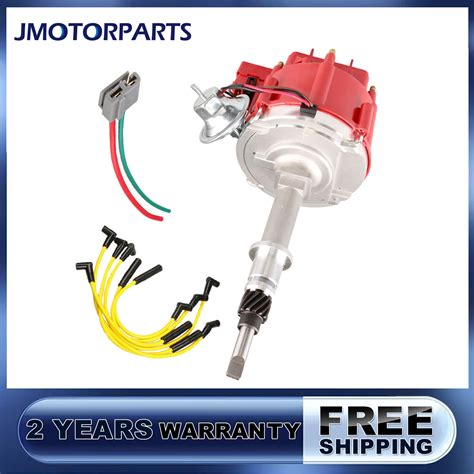 Ignition Distributor W Plug Wires For 56 90 Amc Jeep Inline 6 232and258