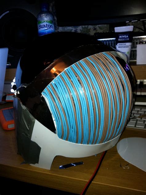 DAFT PUNK TRON (GUY-MANUEL) HELMET, WITH SUIT AND GLOVES - Instructables