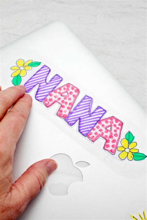 How to Make Homemade Stickers With Packing Tape | Welcome To Nana's