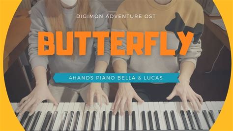 🎵디지몬 어드벤처 Ost Butterfly 4hands Piano Youtube