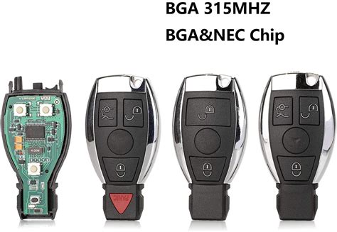 Button Smart Remote Key Mhz Mhz Fob For Mercedes Benz